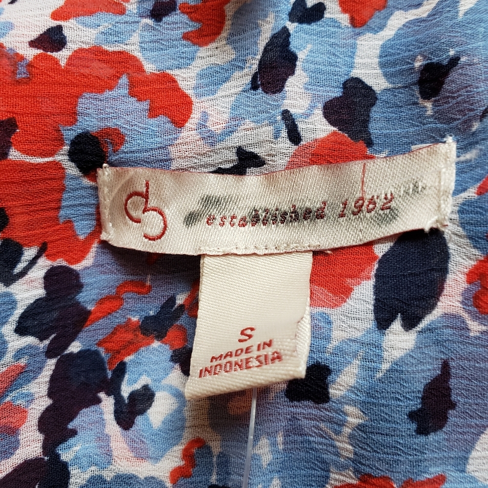 Cb established 1962 red white blue floral + a camisole - Picture 5 of 8